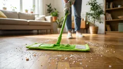 塩水で床を拭き始めたところ、家族全員が違いに気づいた