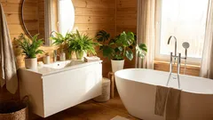 バスルームタイルは時代遅れ！おしゃれなバスルームのための7つのベスト代替案