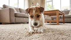 犬が床を掘る理由：この行動が意味するもの