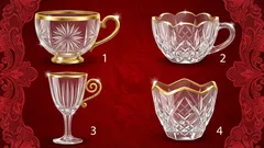 水晶のカップを1つ選ぶだけ 4択心理テストでわかるあなたの直感の頼り方