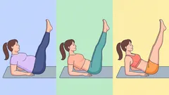 「脚を上げて」:若々しさを取り戻し、スタイルを維持する3つの手軽なエクササイズ