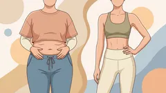 お腹の脂肪を減らし、若々しく引き締まった見た目をサポートする1分間ポーズ